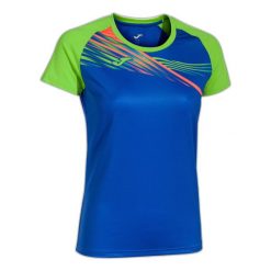 Damski jersey Joma Elite X. Niebieskie koszulki sportowe damskie Joma, bez wzorów, z jersey, bez ramiączek, do biegania. Za 169.99 zł.