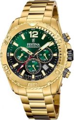 Zegarek męski Festina F20684-3 złoty. Żółte zegarki męskie Festina, bez wzorów, złote. Za 1,413.05 zł.