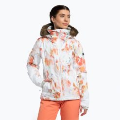 Kurtka snowboardowa damska ROXY Jet Ski Premium. Czarne kurtki sportowe damskie Roxy, na zimę, m, bez wzorów, bez ramiączek, bez kaptura, narciarskie. Za 779.99 zł.