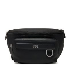 Saszetka nerka BOSS. Czarne saszetki i nerki męskie Boss, bez wzorów. Za 449.99 zł.