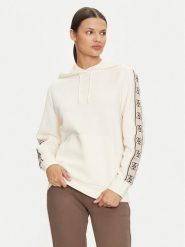 Guess Bluza V4YQ11 KB3P2 Beżowy Regular Fit. Brązowe bluzy damskie Guess, m, z aplikacjami, z bawełny, bez ramiączek, bez kaptura. Za 319.99 zł.