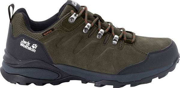 Buty trekkingowe męskie Jack Wolfskin Buty trekkingowe męskie Jack Wolfskin REFUGIO TEXAPORE LOW M (4049851_4287) 42.5. Trekkingi męskie Jack Wolfskin, bez zapięcia. Za 396.90 zł.