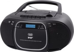 Radioodtwarzacz Trevi Boombox Trevi CMP576 DAB Radio CD MP3 kaseta black. Czarne radia Trevi. Za 331.53 zł.
