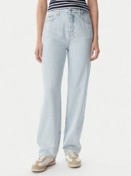 Tommy Jeans Jeansy Layla DW0DW23036 Niebieski jasny Slim Fit. Niebieskie jeansy damskie Tommy Jeans, bez wzorów, z bawełny. Za 449.99 zł.