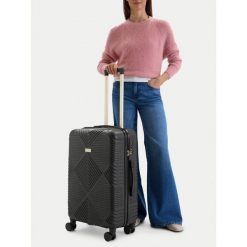 Walizka średnia Nine West. Czarne walizki damskie Nine West, bez wzorów, średnie. Za 359.99 zł.