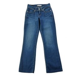 Levi Strauss damskie jeansy 529 Curvy bootcut. Niebieskie jeansy damskie Levi's®, bez wzorów, z jeansu, eleganckie. Za 127.76 zł.