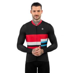 Męska koszulka rowerowa z krótkim rękawem Kolarstwo Siroko M2 Riemst. Czarne bluzy męskie SIROKO, l, bez wzorów, sportowe, bez ramiączek, bez kaptura. Za 381.00 zł.