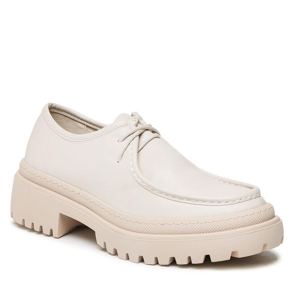 Półbuty Jenny Fairy. Brązowe półbuty damskie Jenny Fairy, bez wzorów, bez obcasa, na obcasie, bez zapięcia. Za 119.99 zł.