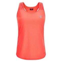 Damski tank top Macron Start Gaenor. Brązowe topy damskie Macron, bez wzorów, sportowe, bez kołnierzyka, bez ramiączek. Za 213.50 zł.