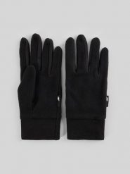 4F Rękawiczki polarowe Touch Screen uniseks - czarne L. Czarne rękawiczki damskie 4F, bez wzorów, z materiału. Za 59.99 zł.