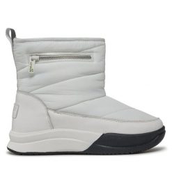 Botki Roxy. Białe botki damskie Roxy, bez wzorów, bez obcasa, na płaskiej podeszwie, bez zapięcia. Za 639.99 zł.