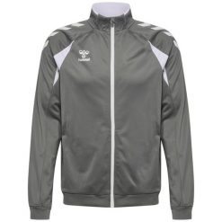 Kurtka z dresu Hummel Core 2.0. Białe kurtki męskie Hummel, bez wzorów, z dresówki, sportowe, bez kaptura. Za 223.50 zł.