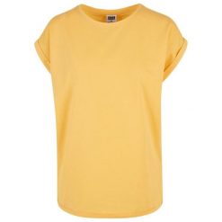 Koszulka Damska Z Rozszerzonym Ramieniem. Brązowe bluzki damskie Urban Classics, xl, bez wzorów, sportowe, bez kołnierzyka, bez ramiączek. Za 54.99 zł.