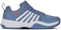 Tennis shoes for men K-SWISS COURT EXPRESS 2 CLAY infinity/white EU43. Białe buty sportowe męskie K-SWISS, bez wzorów, bez zapięcia. Za 512.00 zł.