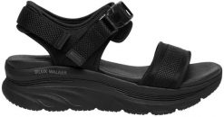 Skechers Buty sandały damskie SKECHERS D'Lux Walker - Adored Days (119823-BBK) 37.5. Sandały damskie Skechers, bez wzorów, bez obcasa, bez zapięcia. Za 228.90 zł.