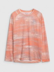 4F Longsleeve rowerowy szybkoschnący męski - pomarańczowy XXL. Brązowe koszulki sportowe męskie 4F, l, bez wzorów, z dzianiny, bez ramiączek, rowerowe. W wyprzedaży za 119.99 zł.