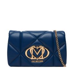 Torebka LOVE MOSCHINO. Niebieskie torebki do ręki damskie Love Moschino, bez wzorów, bez dodatków. Za 789.99 zł.