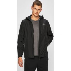 Adidas Performance - Kurtka. Czarne kurtki damskie adidas Performance, na zimę, l, bez wzorów, z materiału, z kapturem. Za 399.90 zł.