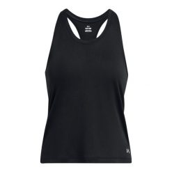 Damski tank top Under Armour Streaker Splatter. Czarne topy damskie Under Armour, l, bez wzorów, sportowe, bez kołnierzyka, bez ramiączek. Za 222.50 zł.