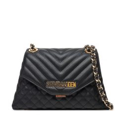 Torebka Steve Madden. Czarne torebki do ręki damskie Steve Madden, bez wzorów, bez dodatków. Za 259.99 zł.