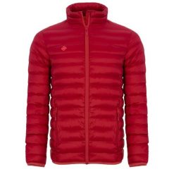 Lekka kurtka do wędrówek i trekkingu dla mężczyzn NASSER M Izas. Czerwone kurtki męskie IZAS, m, bez wzorów, z nylonu, sportowe, bez kaptura. Za 326.04 zł.