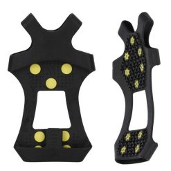 Nakładki antypoślizgowe na buty mini raczki. Buty zimowe męskie 4FIZJO, na zimę, bez wzorów, bez obcasa, bez zapięcia. Za 49.99 zł.