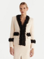 Babylon Marynarka S00750 Écru Regular Fit. Marynarki i żakiety damskie Babylon, bez wzorów, z syntetyku, bez kołnierzyka, bez ramiączek. Za 2,099.00 zł.