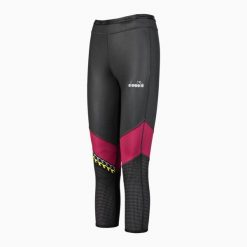 Legginsy damskie DIADORA L. 6/8 REVERSIBLE TIGHTS BE ONE. Czarne bielizna sportowa damska Diadora, bez wzorów. Za 109.99 zł.