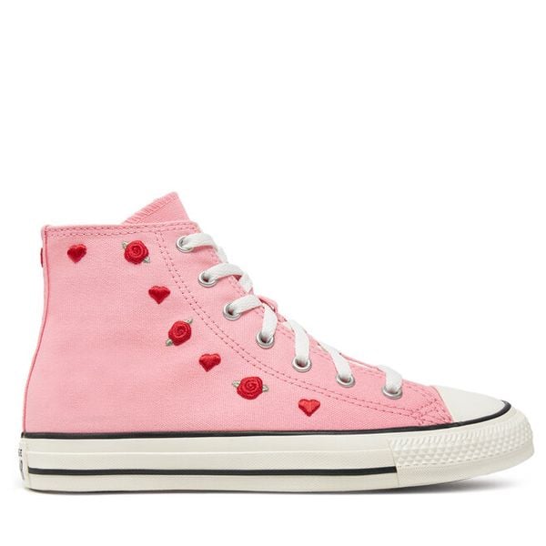 Trampki Converse. Czerwone trampki i tenisówki damskie Converse, bez wzorów, bez zapięcia. Za 189.99 zł.
