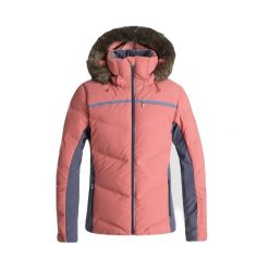 Kurtka damska Roxy Snowstorm narciarska 15K. Czerwone kurtki sportowe damskie Roxy, na zimę, m, bez wzorów, z nylonu, bez ramiączek, bez kaptura, narciarskie. Za 781.00 zł.