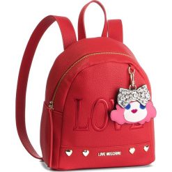 Plecak LOVE MOSCHINO - JC4254PP07KH0500 Rosso. Czerwone plecaki damskie Love Moschino, bez wzorów, ze skóry ekologicznej. W wyprzedaży za 519.00 zł.