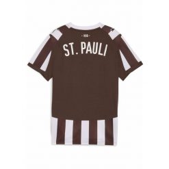 Młodzieżowa koszulka domowa FC St. Pauli 25/26 PUMA Espresso Brown White. Biała bluzki damskie Puma, m, bez wzorów, młodzieżowe, bez kołnierzyka, bez ramiączek. Za 329.00 zł.