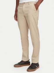 Beverly Hills Polo Club Chinosy P-SS26M -T450311 Beżowy Regular Fit. Brązowe eleganckie spodnie męskie Beverly Hills Polo Club, bez wzorów, z bawełny. Za 194.99 zł.
