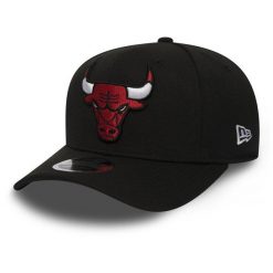 Czapka z daszkiem New Era 9FIFTY Chicago Bulls Stretch 11871284 S - M. Czarne czapki damskie New Era, na wiosnę, bez wzorów. Za 128.00 zł.