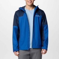 Kurtka COLUMBIA INNER LIMITS III JACKET Niebieski. Niebieskie kurtki męskie Columbia, l, bez wzorów, z syntetyku, bez kaptura. Za 275.99 zł.