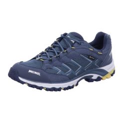 Buty turystyczne męskie Meindl Caribe z membraną Gore-Tex. Niebieskie buty zimowe męskie MEINDL, bez wzorów, z gore-texu, bez obcasa, bez zapięcia. Za 849.00 zł.