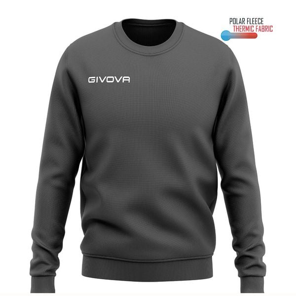 Bluza z Kapturem Givova Polarfleece 2XL - Ciepła i Oddychająca. Szare bluzy męskie Givova, xl, bez wzorów, z poliesteru, eleganckie, bez ramiączek, z kapturem. Za 162.99 zł.