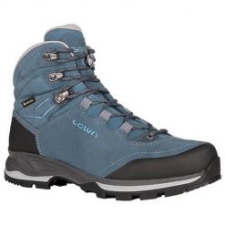 Buty trekkingowe damskie Lowa Lady Light Gtx. Niebieskie obuwie trekkingowe damskie Lowa, z materiału, za kostkę, bez zapięcia. Za 1,119.00 zł.