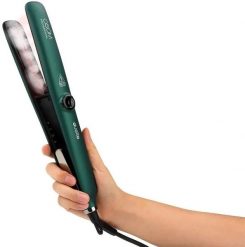 Plaukų tiesintuvas OSOM Professional Duetto Automatic Steam & Infrared Hair Straightener Green OSOMP089GR, su garų ir infraredo funkcijomis, žalios sp. Zielone prostownice Osom Professional. Za 503.60 zł.