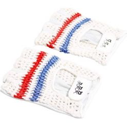 Rękawiczki wyścigowe szydełkowe rozmiar S — syntetyczne. Białe rękawiczki damskie TORMINO, bez wzorów, z syntetyku. Za 85.05 zł.