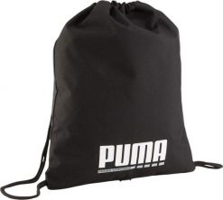 Plecak Sportowe torba worek na buty sportowy szkolny Puma Plus Gym Sack. Czarne plecaki męskie Puma, bez wzorów, z materiału. Za 55.25 zł.