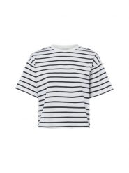 Msch Copenhagen Bluza - MMNima Kobiety Materiał dresowy biały|niebieski, L/XL. Białe bluzy damskie MSCH Copenhagen, l, bez wzorów, z dresówki, bez ramiączek, bez kaptura. Za 179.95 zł.