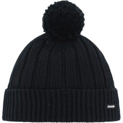 Czapka Eisbar Ayo Pompon MÜ. Czarne czapki damskie Eisbar, bez wzorów, sportowe. W wyprzedaży za 172.43 zł.