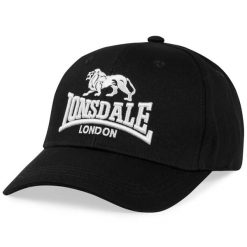 Czapka Lonsdale Salford. Niebieskie czapki damskie Lonsdale, bez wzorów, sportowe. Za 148.50 zł.