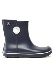 Crocs Kalosze Jaunt Shorty Boot W 15769 Granatowy. Niebieskie kalosze damskie Crocs, bez wzorów, z tworzywa sztucznego, bez zapięcia. Za 99.99 zł.