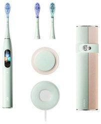 Szczoteczka soniczna Oclean X Ultra 20 Set AI miętowy. Zielone szczoteczki soniczne Oclean. W wyprzedaży za 599.00 zł.