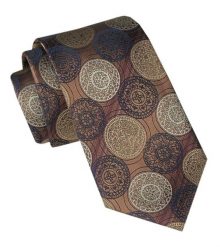 Męski Krawat - Alties - Duże Talary w Odcieniach Brązów. Krawaty i muchy Alties, bez wzorów, z tkaniny, eleganckie. Za 49.00 zł.
