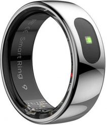 Smart RING PRO srebrny, t�tno, saturacja, monitor snu, aktywno��, roz 10, Powerton. Czerwone smartbandy Powerton. Za 158.60 zł.