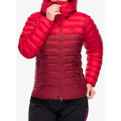 Kurtka ocieplana damska Mountain Equipment Superflux Jacket. Czerwone kurtki sportowe damskie MOUNTAIN EQUIPMENT, xs, bez wzorów, z puchu, bez ramiączek, bez kaptura, trekkingowe. Za 870.99 zł.
