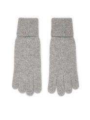 Calvin Klein Rękawiczki LV14F8065G Szary jasny. Szare rękawiczki damskie Calvin Klein, bez wzorów, z dzianiny. Za 329.99 zł.